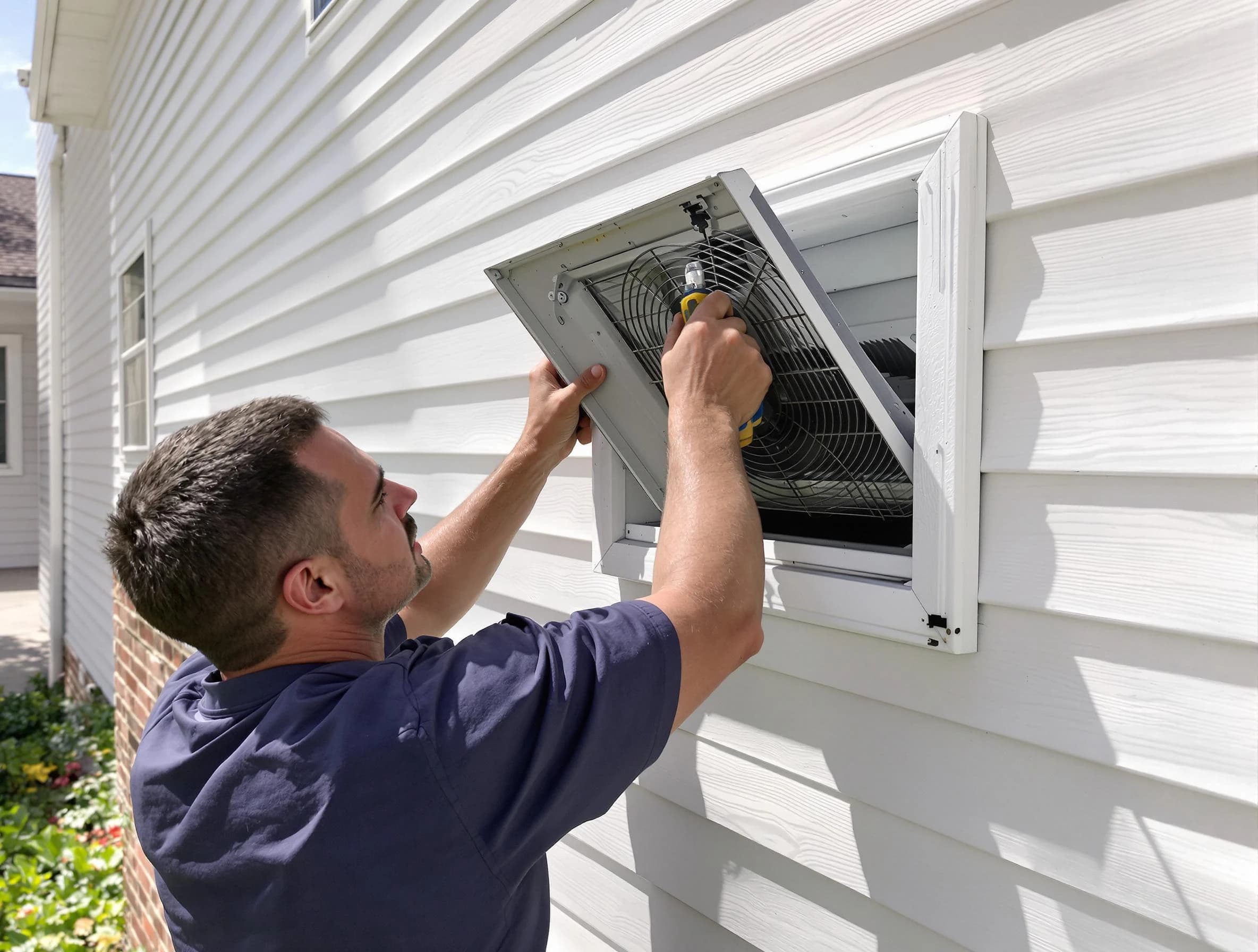 Dryer Vent Cover Replacement in Riverside